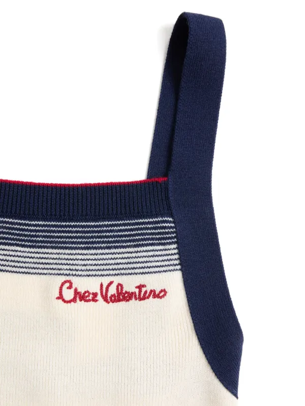 Valentino Garavani Chez Tank Top | Neutrals | FARFETCH