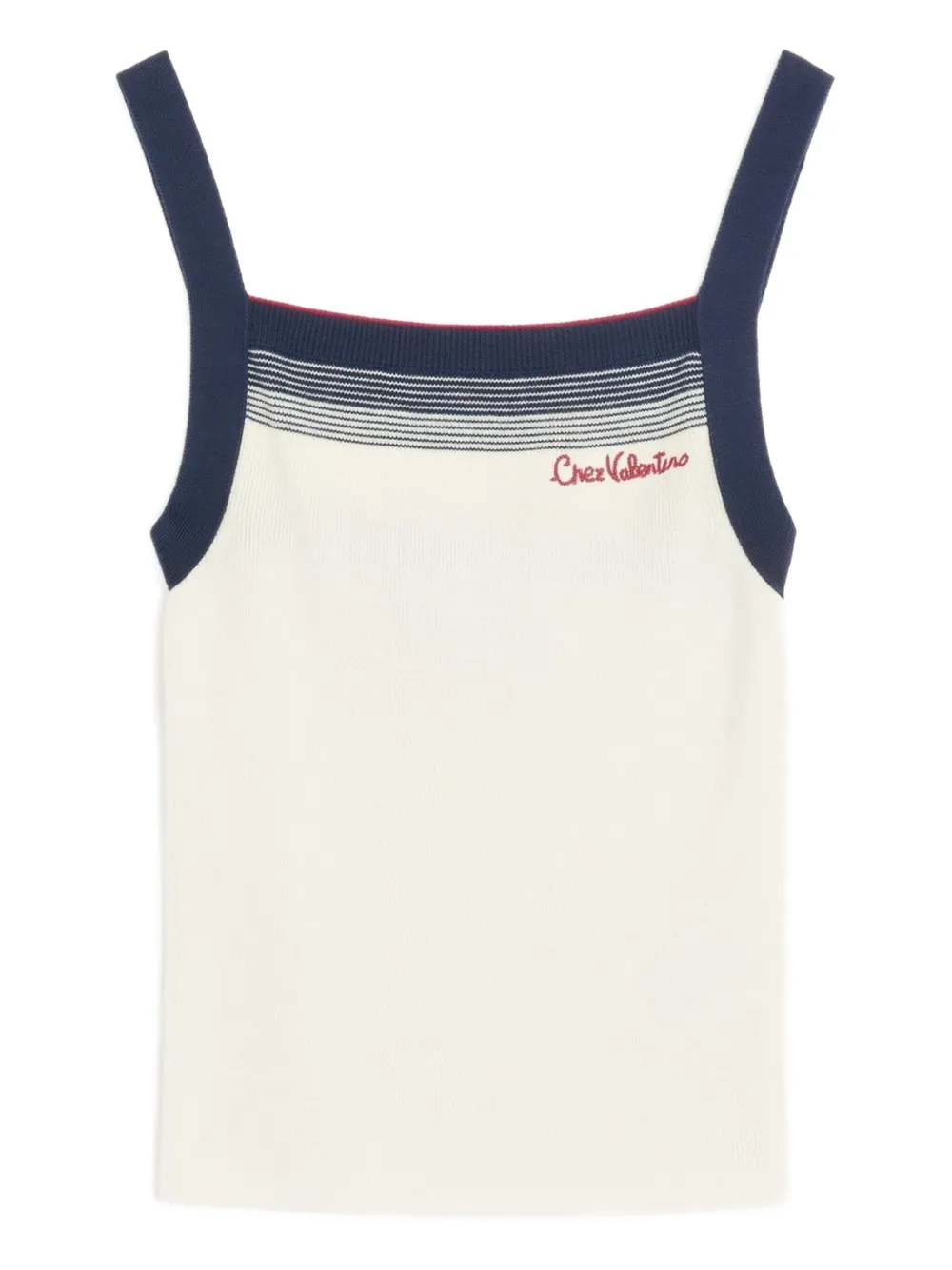 Valentino Garavani Chez tanktop Beige