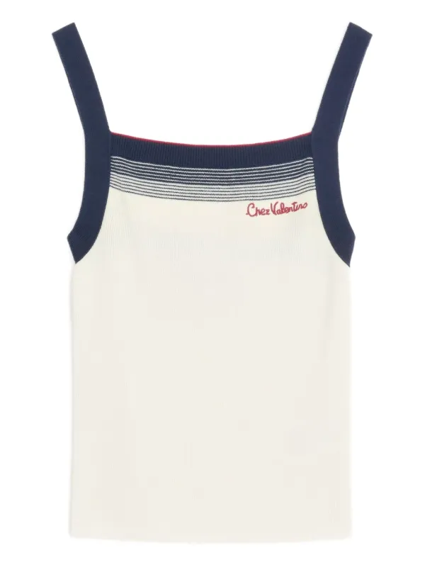 VALENTINO GARAVANI 売れ筋商品|||ヴァレンティノ ガラヴァーニ Tシャツ トップス レディース Tank tops White 29535650_59078482_600.jpg