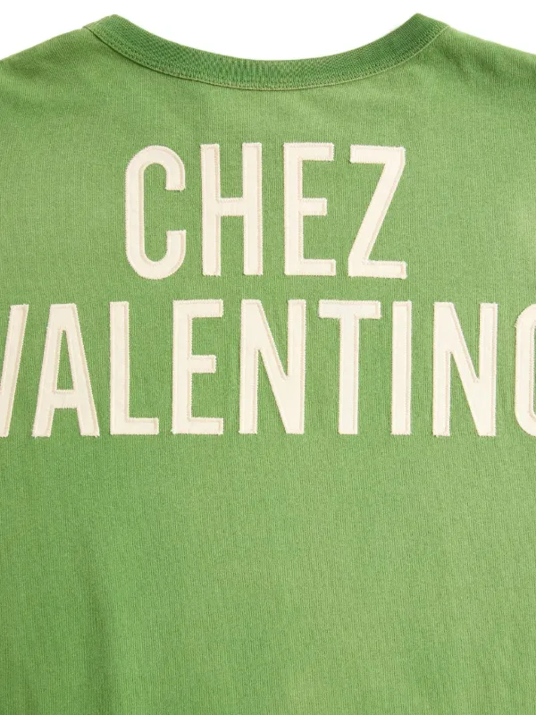 正規店買付【VALENTINO】Chez Valentino グリーン Tシャツ Valentino Garavani シェ Tシャツ | グリーン | FARFETCH JP
