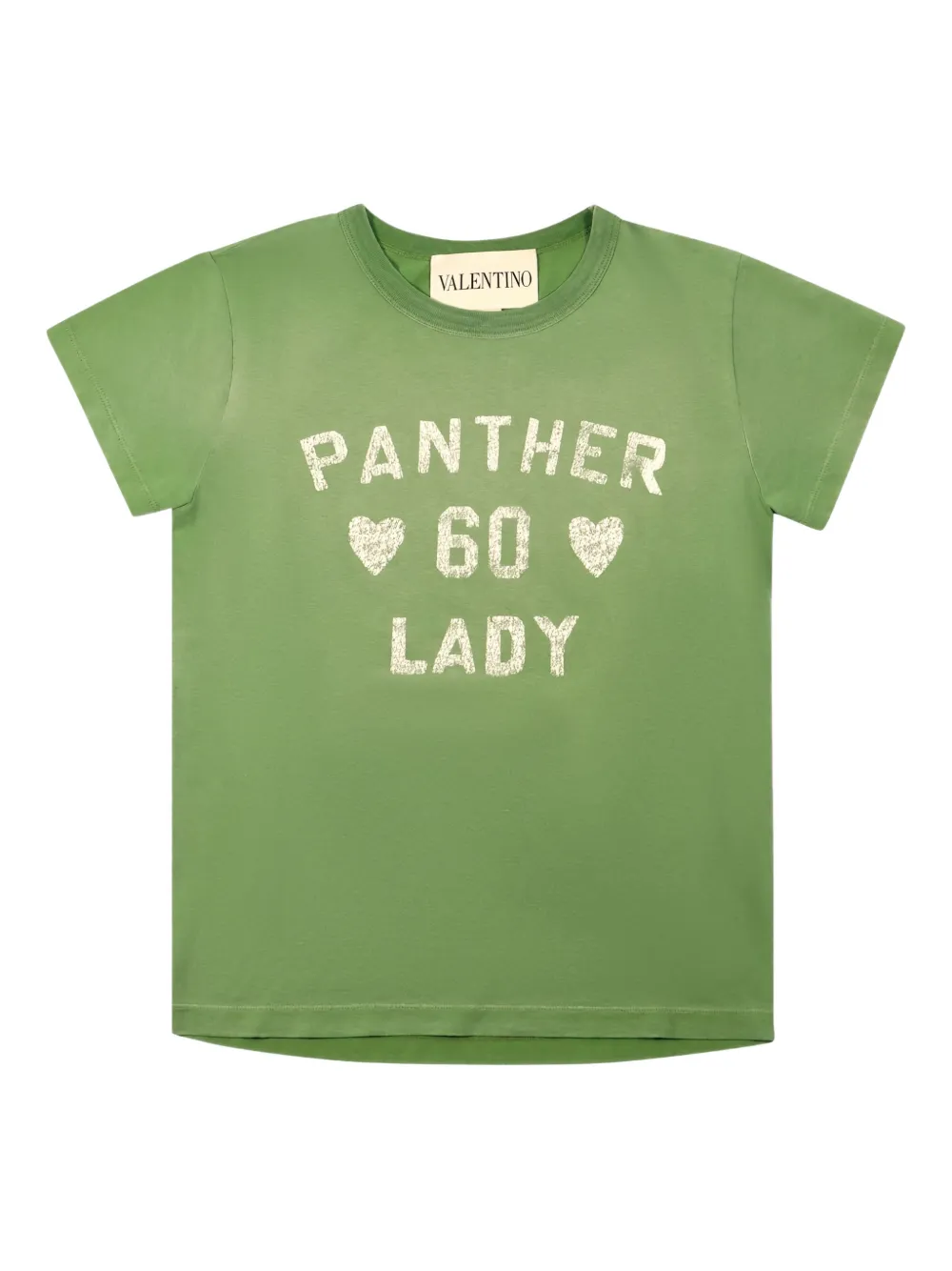 Valentino Garavani PRINTED COTTON T-SHIRT - Verde