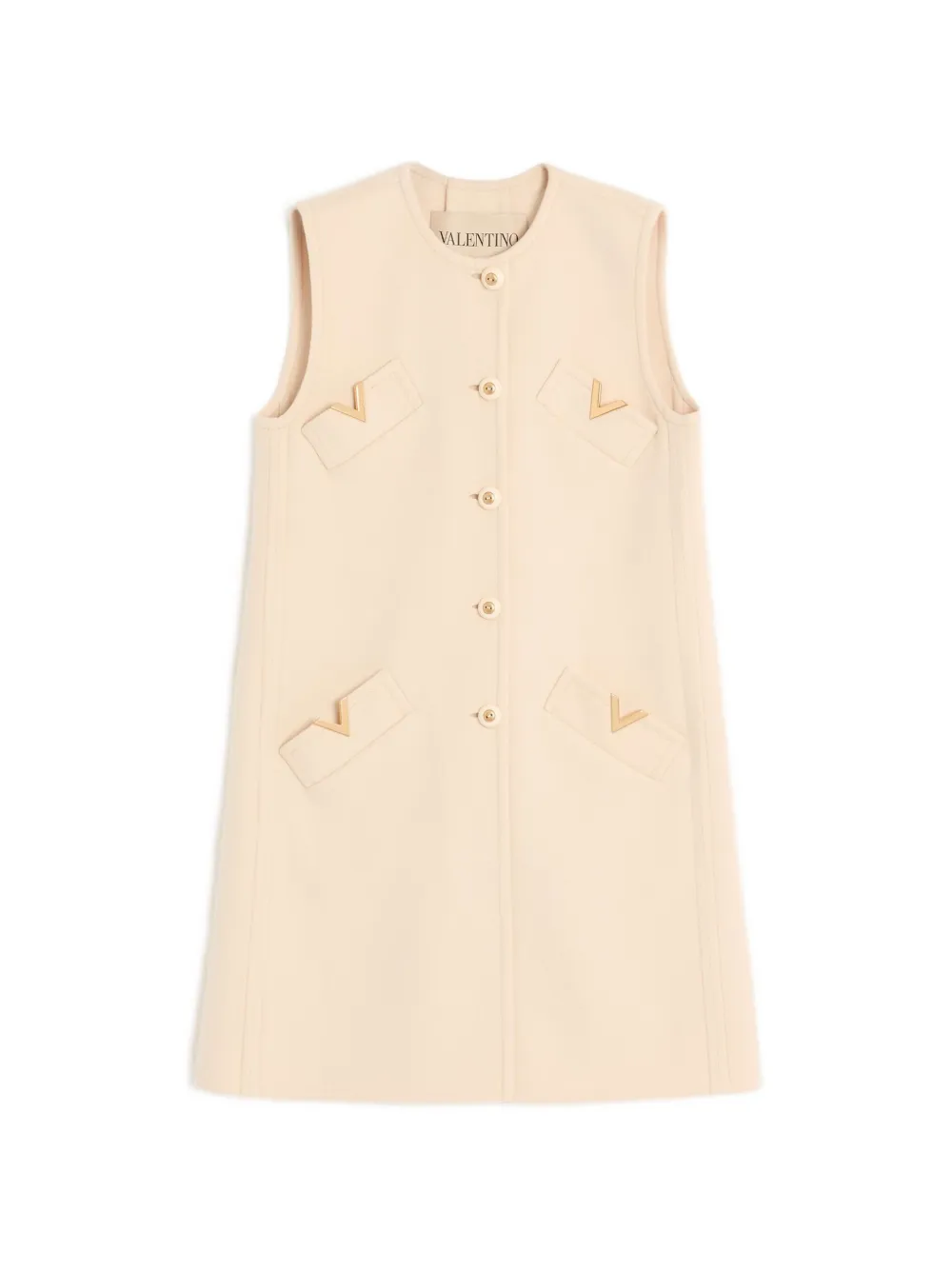 Valentino Garavani Cappotto VGOLD con bottoni - Toni neutri