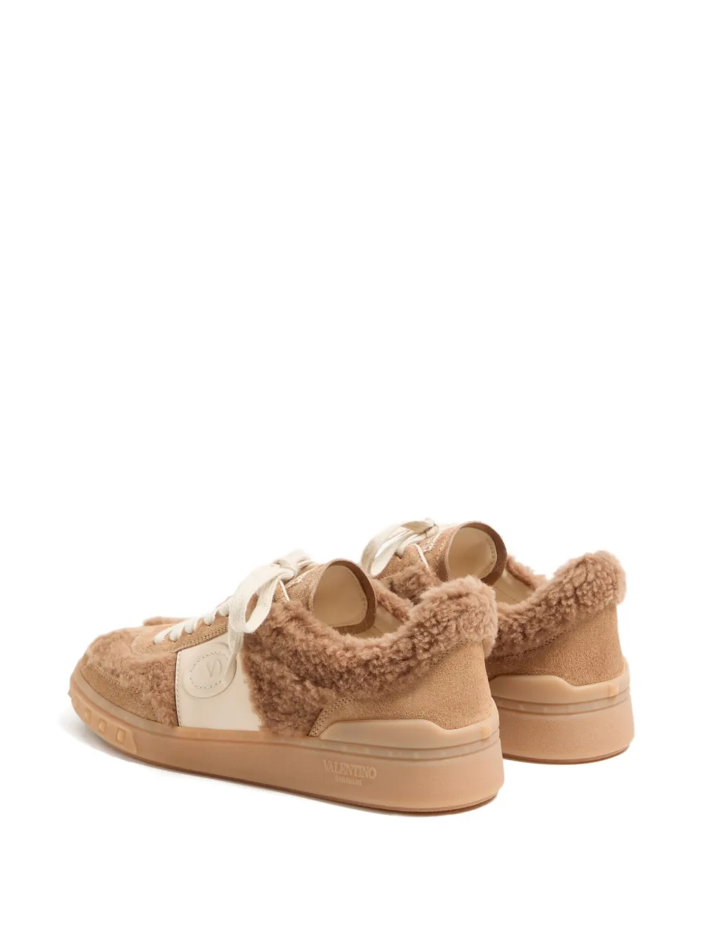 Valentino Garavani Upvillage leather sneakers Neutrals