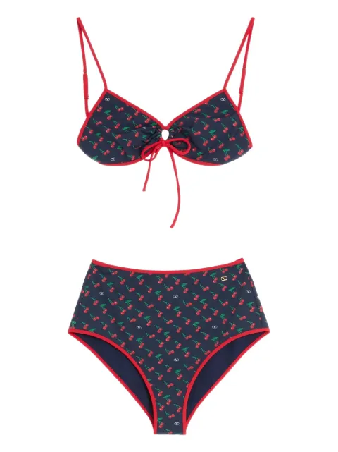 Valentino Garavani Cherryfic-print bikini 