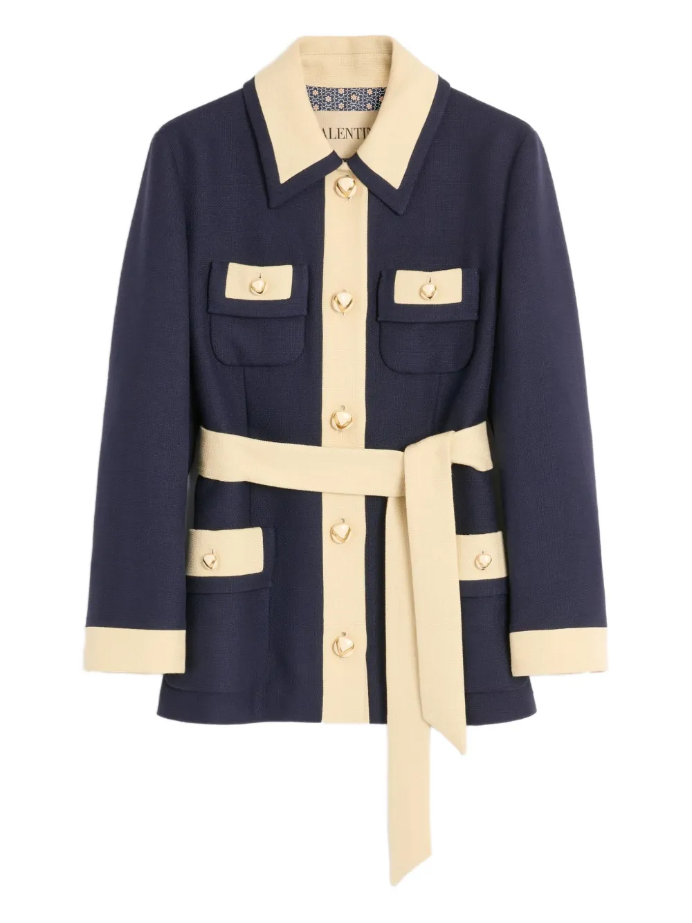 Valentino Garavani Caban jack Blauw