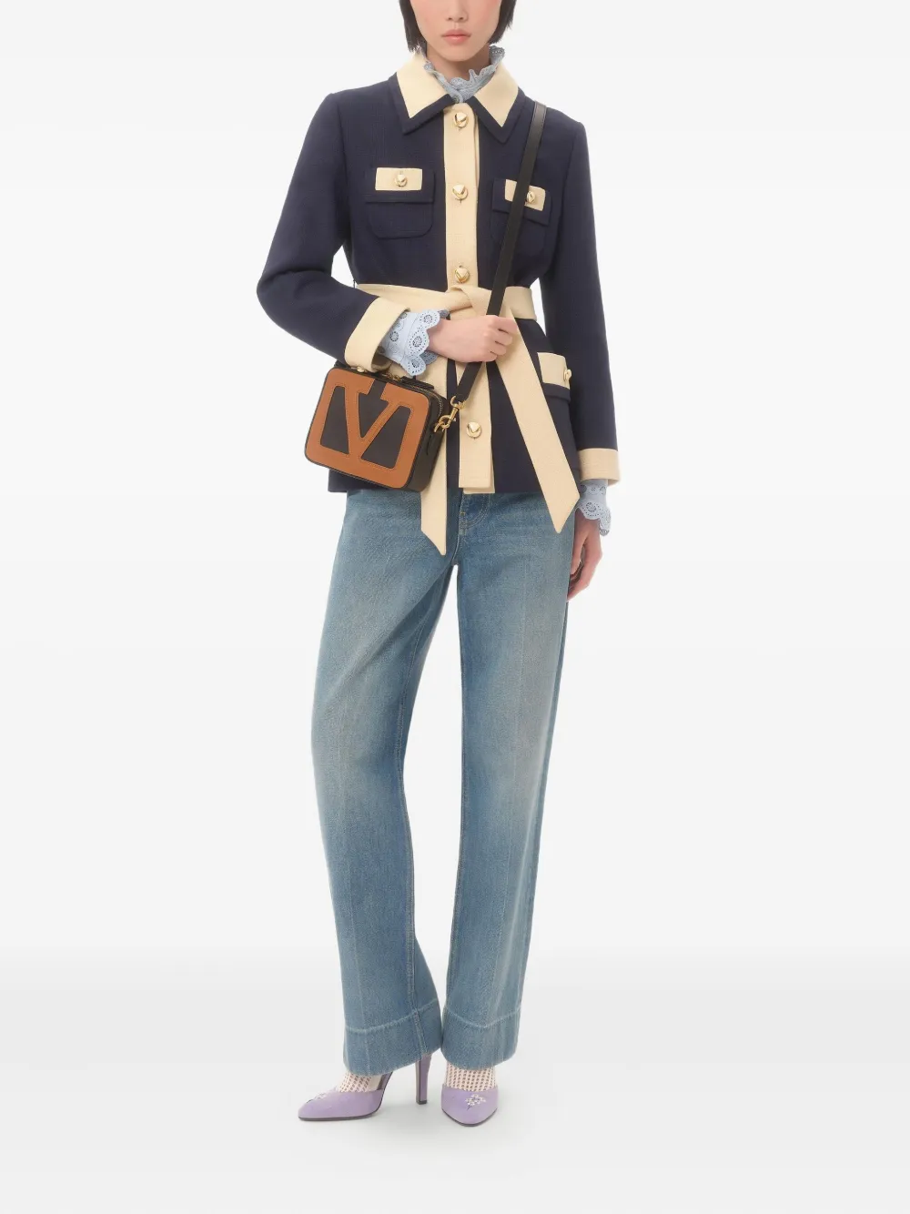 Valentino Garavani Caban jack Blauw