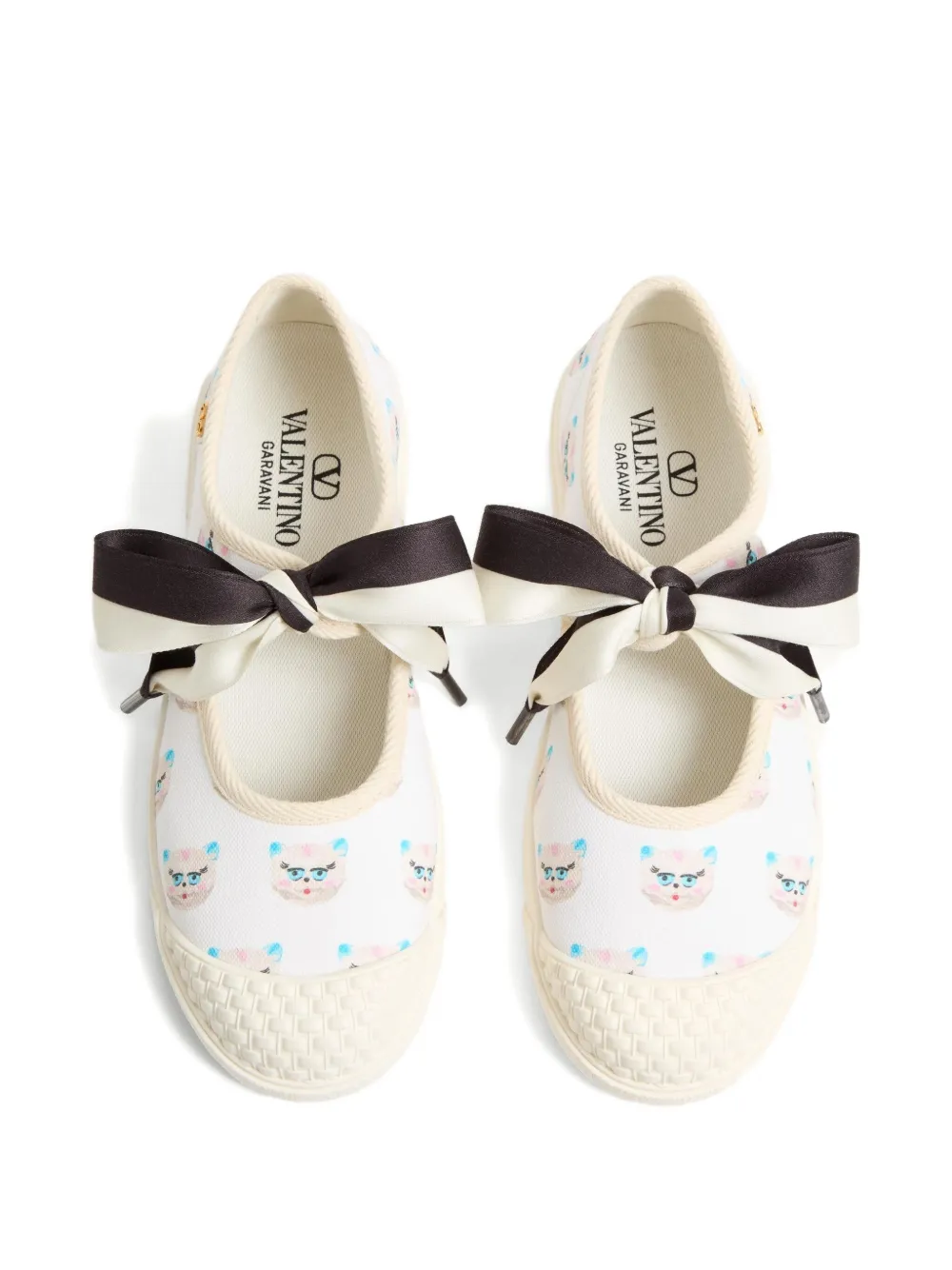 Valentino Bay By Bay Ballet Flats In Multi