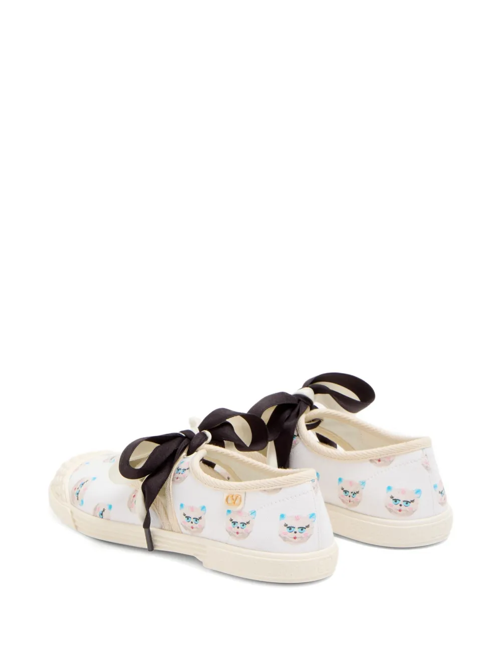 Valentino Bay By Bay Ballet Flats In Multi