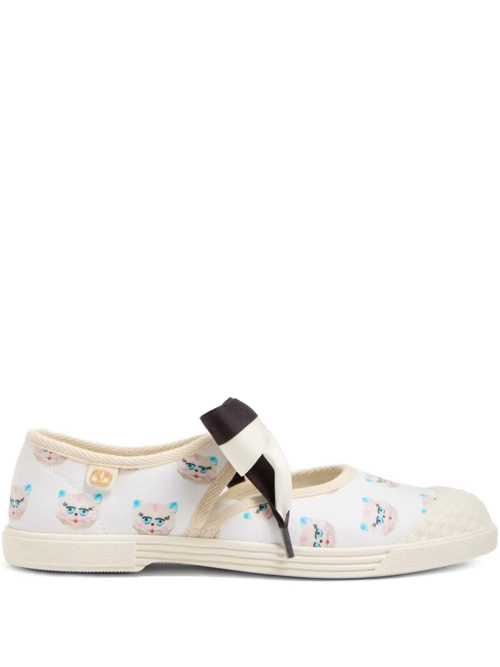 Valentino Bay By Bay Ballet Flats In Multi