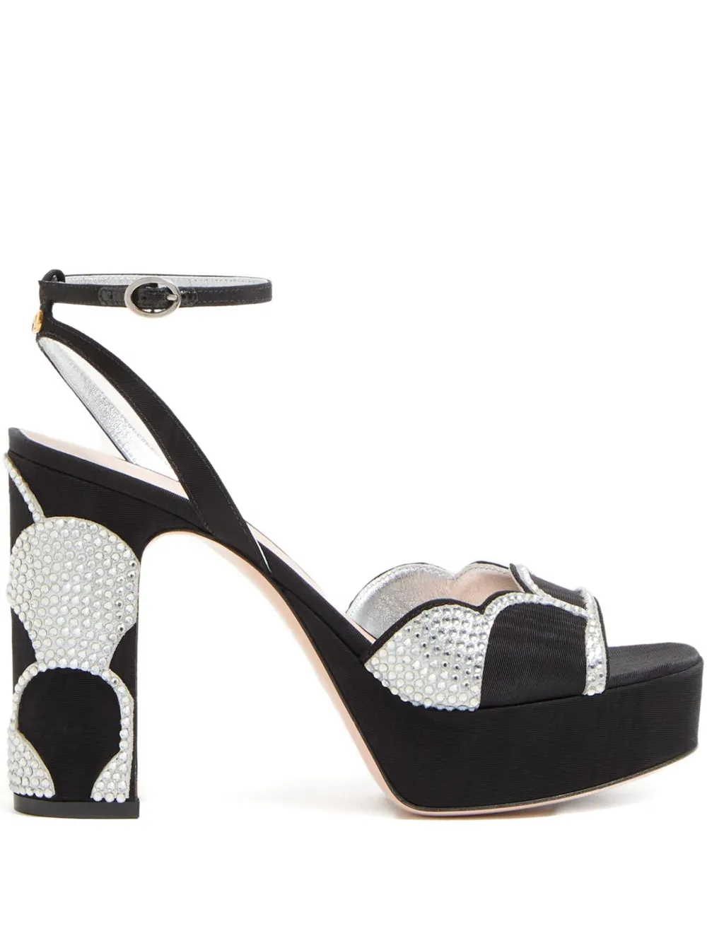 Valentino Garavani 115 mm Bowow sandalen Zwart