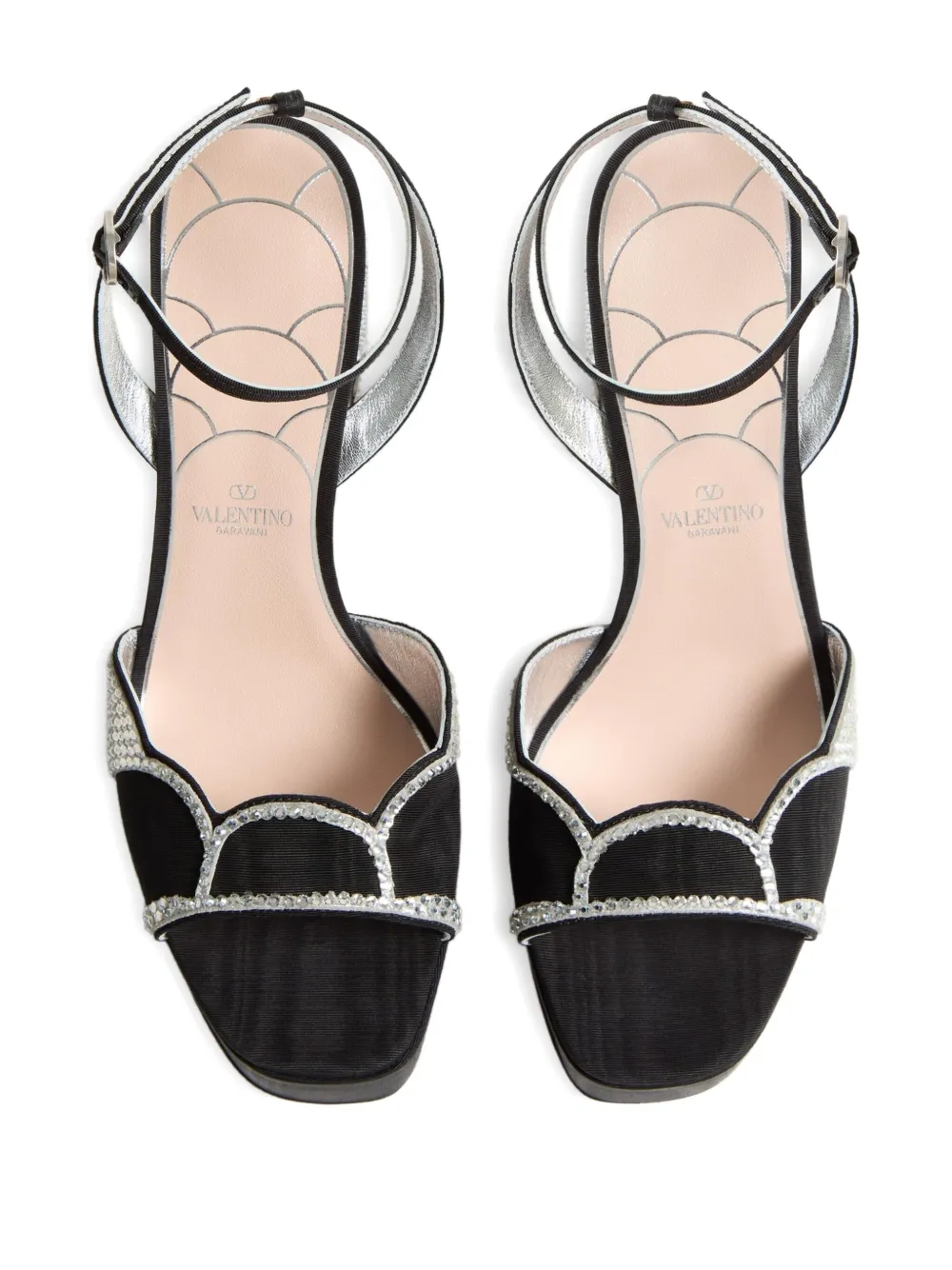 Valentino Garavani 115 mm Bowow sandalen Zwart