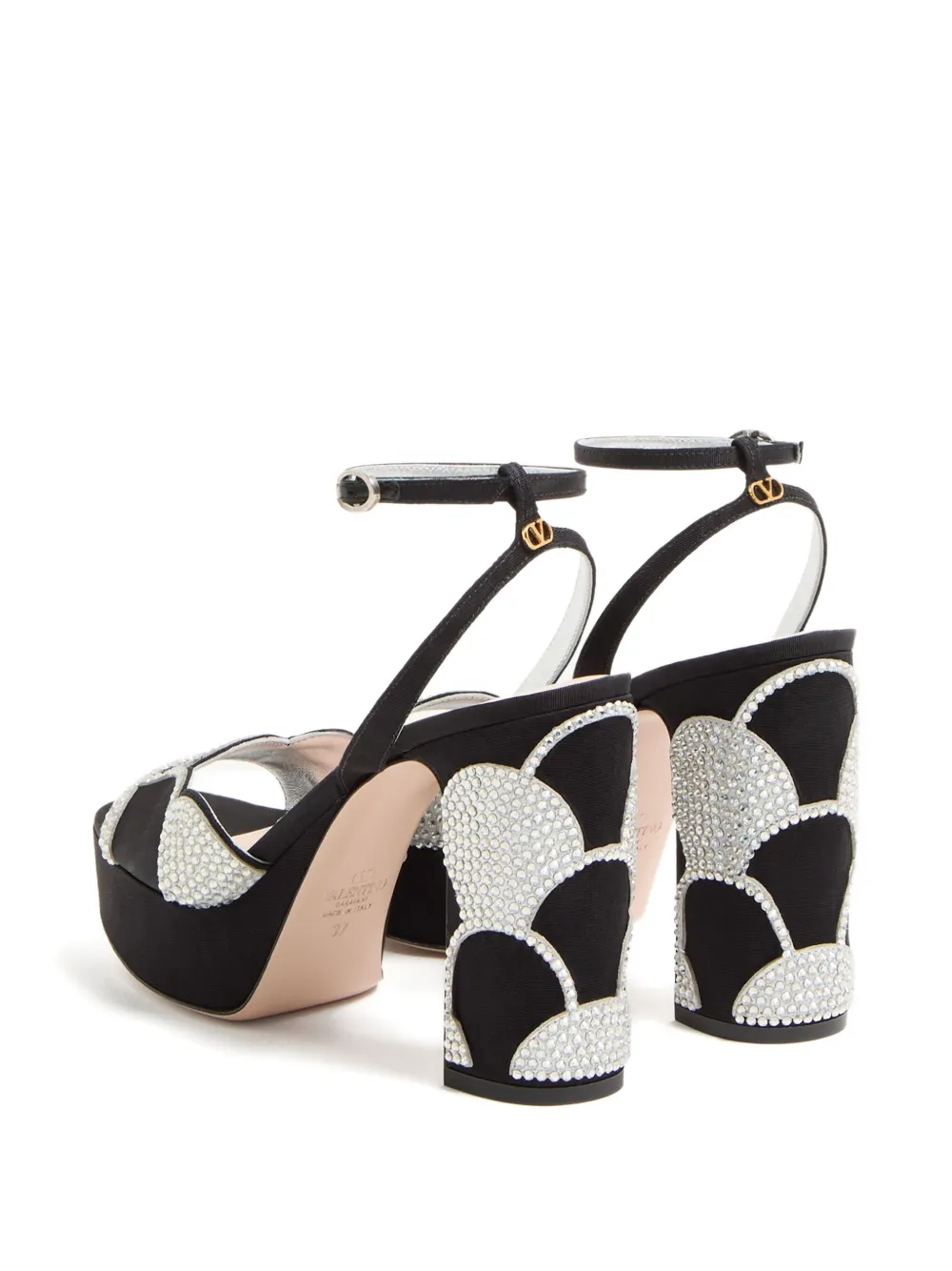 Valentino Garavani 115 mm Bowow sandalen Zwart