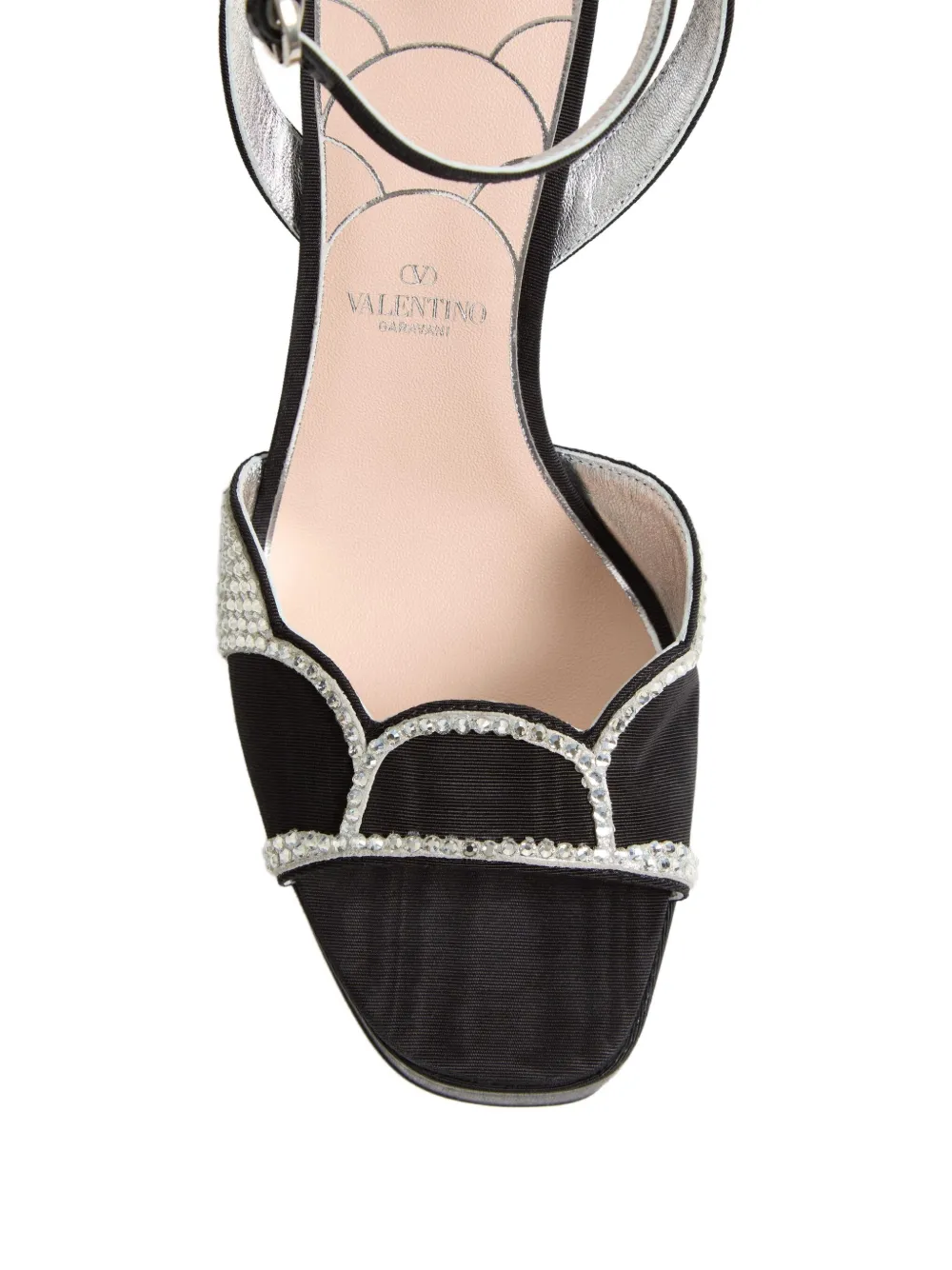 Valentino Garavani 115 mm Bowow sandalen Zwart