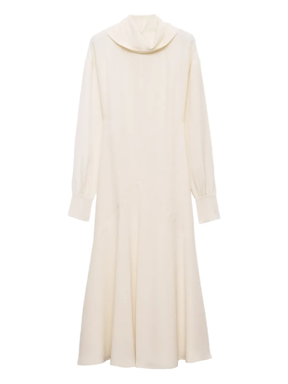 Prada vestido midi de seda | neutro | Image 1