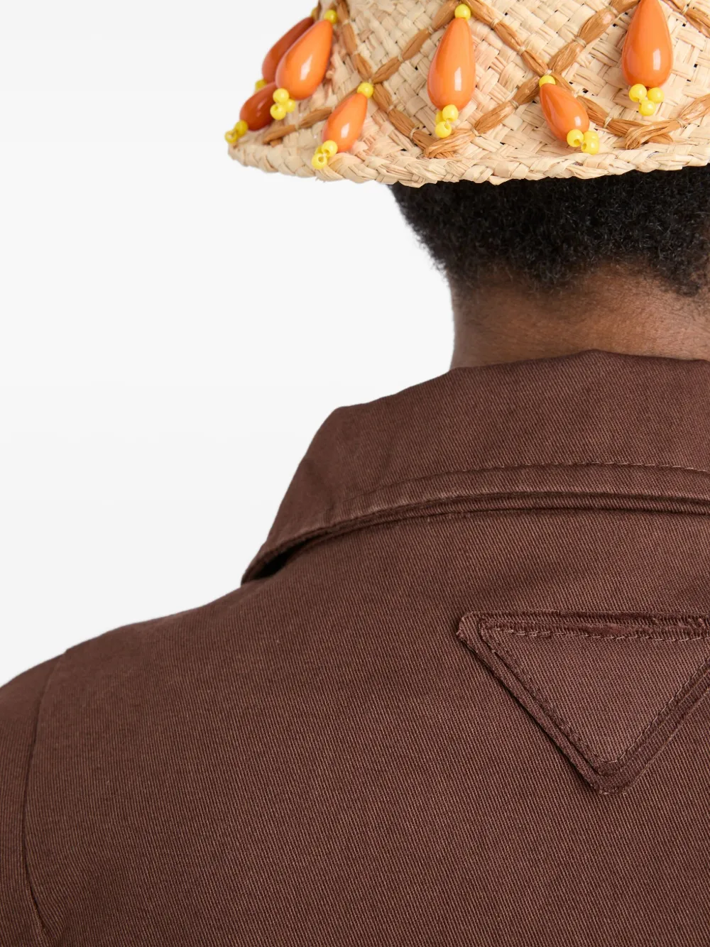Prada Old gabardine shirtjack Bruin