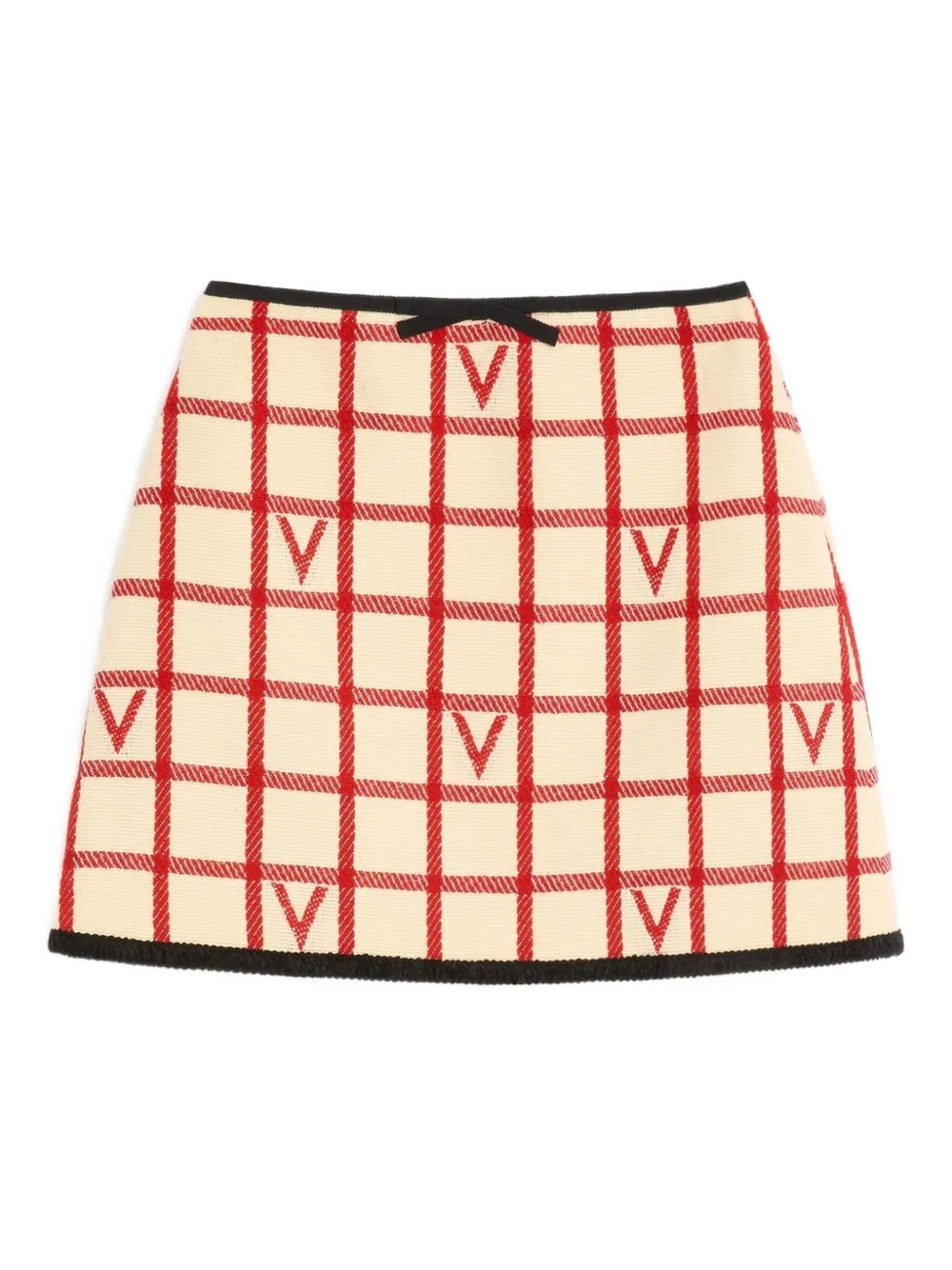 Valentino Garavani Mini-rok met patroon Beige