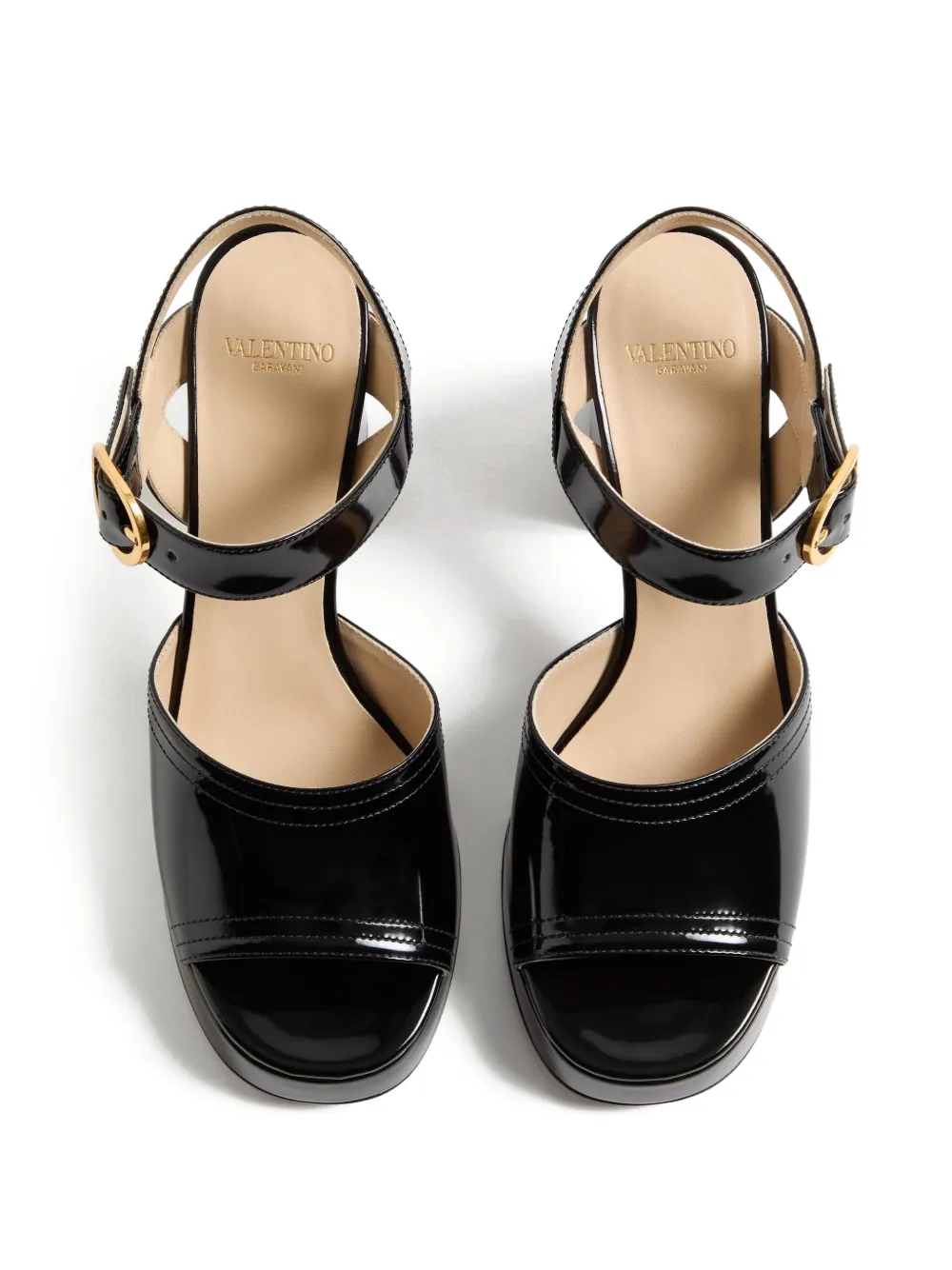 Valentino Garavani 100mm Fawcette sandals Black