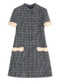 Valentino Garavani bouclé minidress - Blue