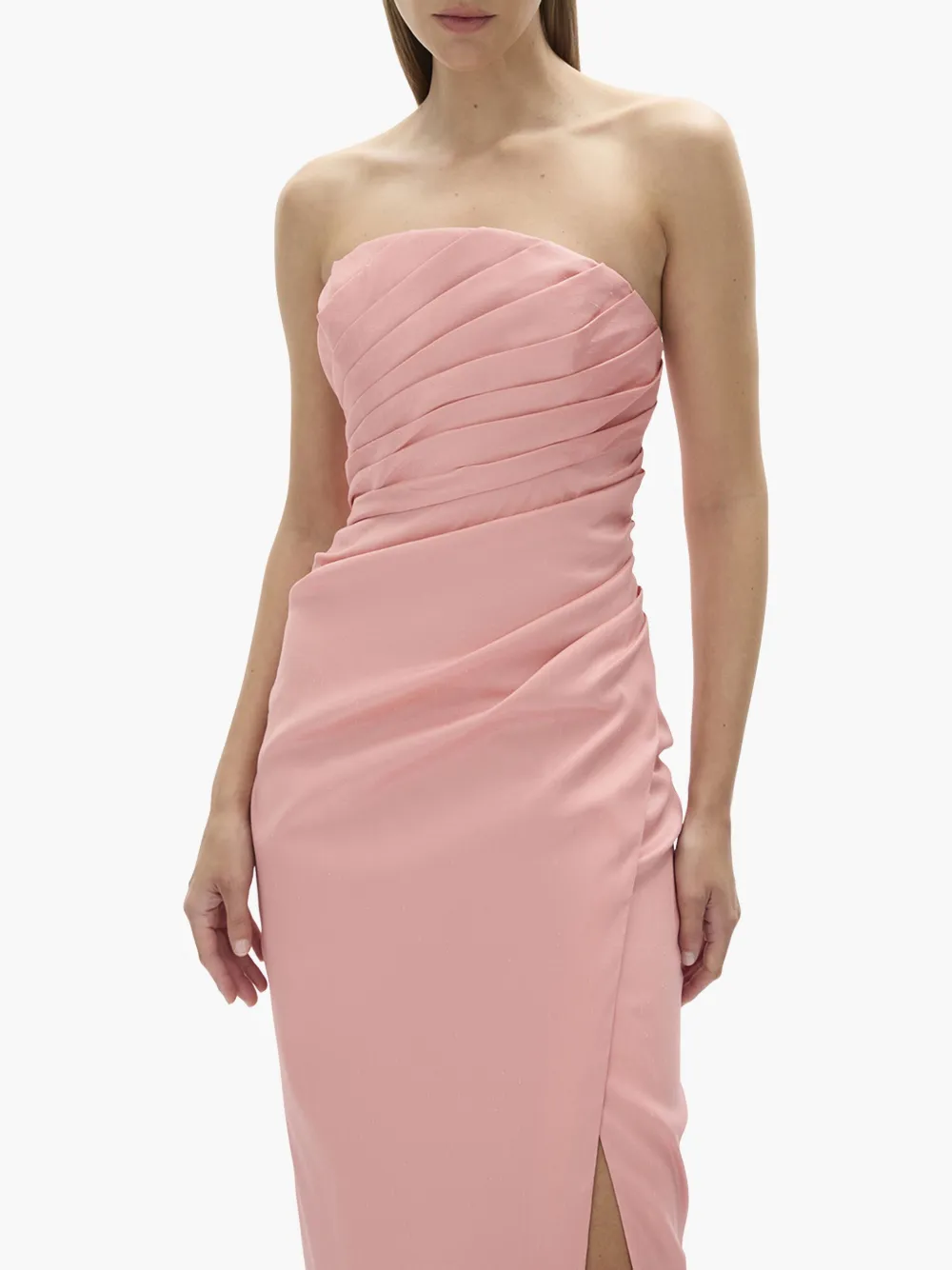 Rachel Gilbert Mira avondjurk Roze