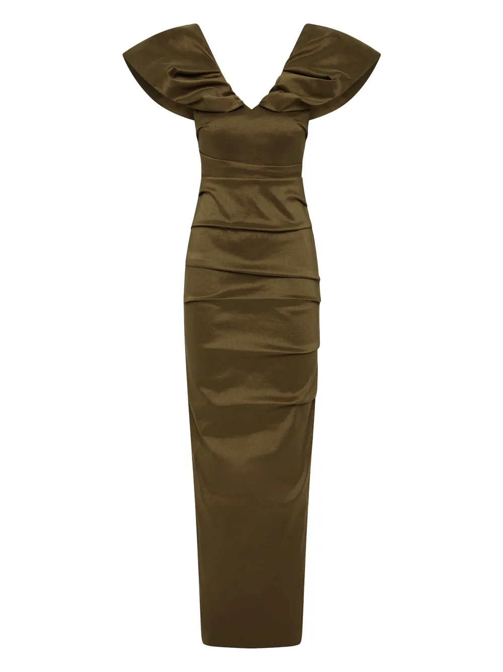 Rachel Gilbert Frey gown - Green