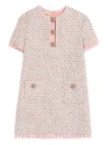 Valentino Garavani tweed minidress - Pink