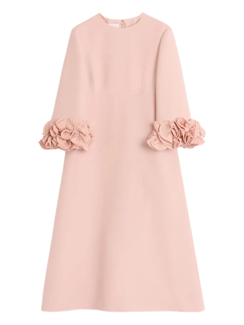 Valentino Crepe Couture Midi Dress