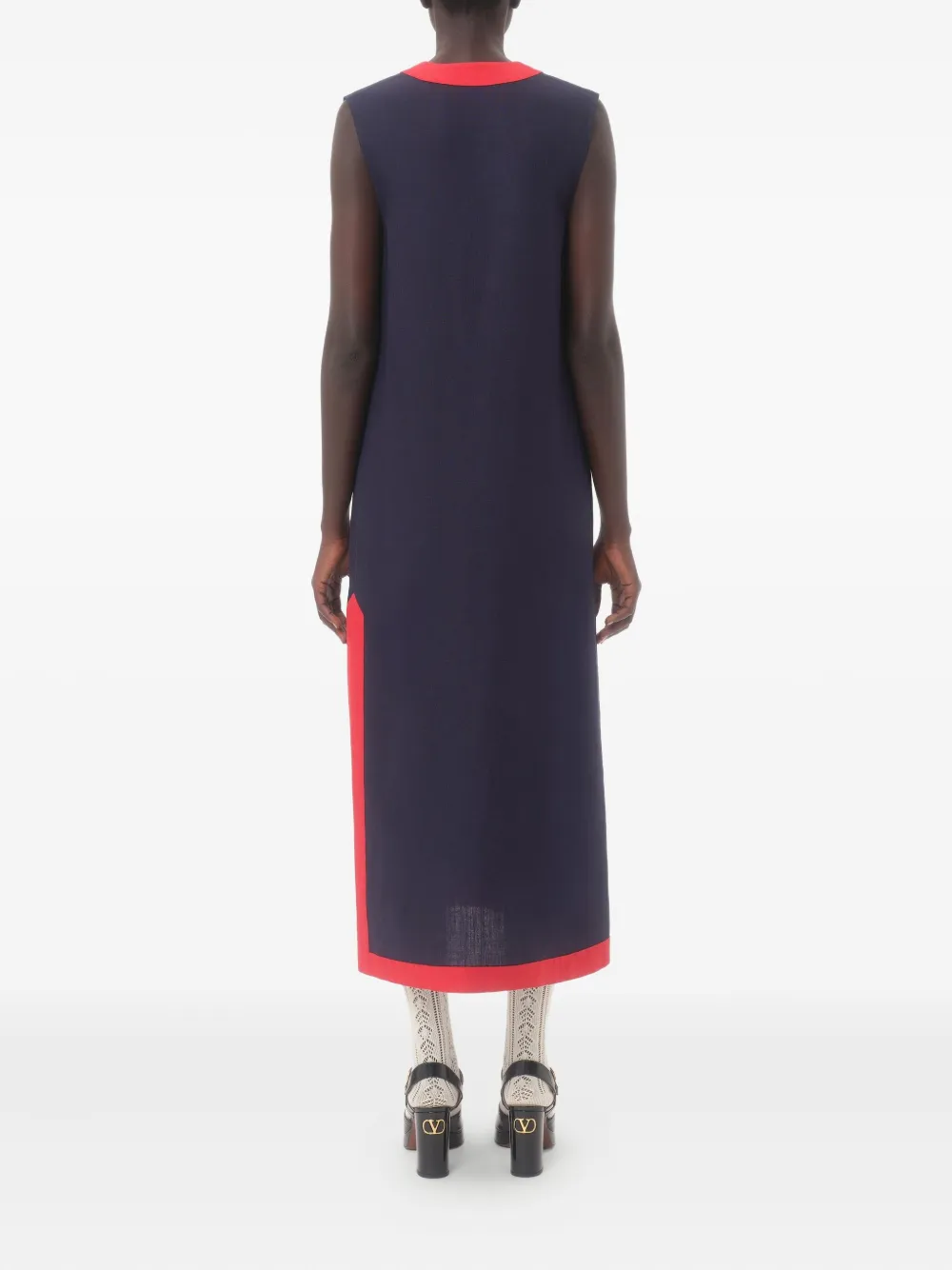 Valentino Garavani Mouwloze jurk Blauw