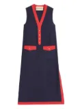 Valentino Garavani linen midi dress - Blue