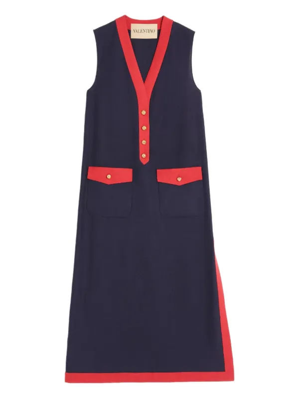 chinese dress ladies Vintage Valentino Linen Sweetheart Bustier Midi Dress  Recess