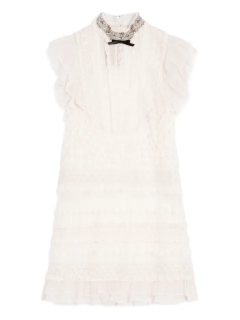 Valentino Garavani embroidered denim mini dress