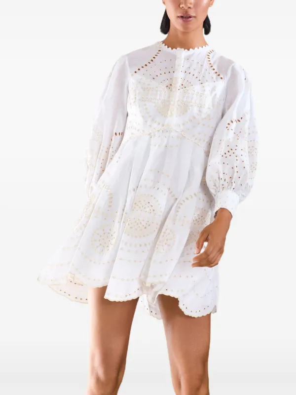 charo ruiz white mini dress Charo Ruiz Ibiza Marilyn Mini Dress in White Size: Large $424