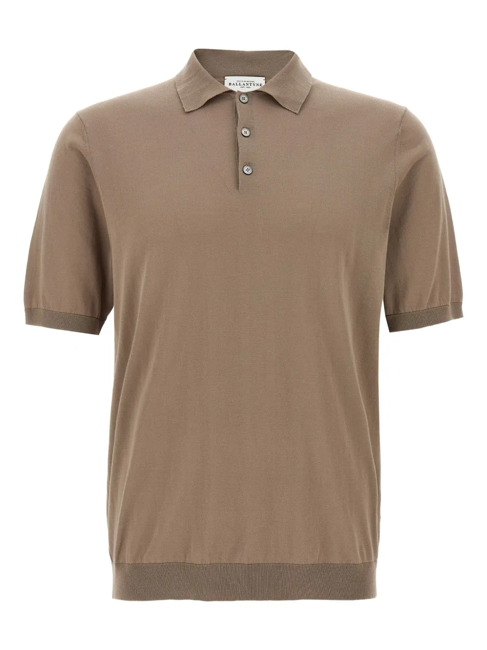 Ballantyne cltralight cotton polo shirt | Brown | Image 1