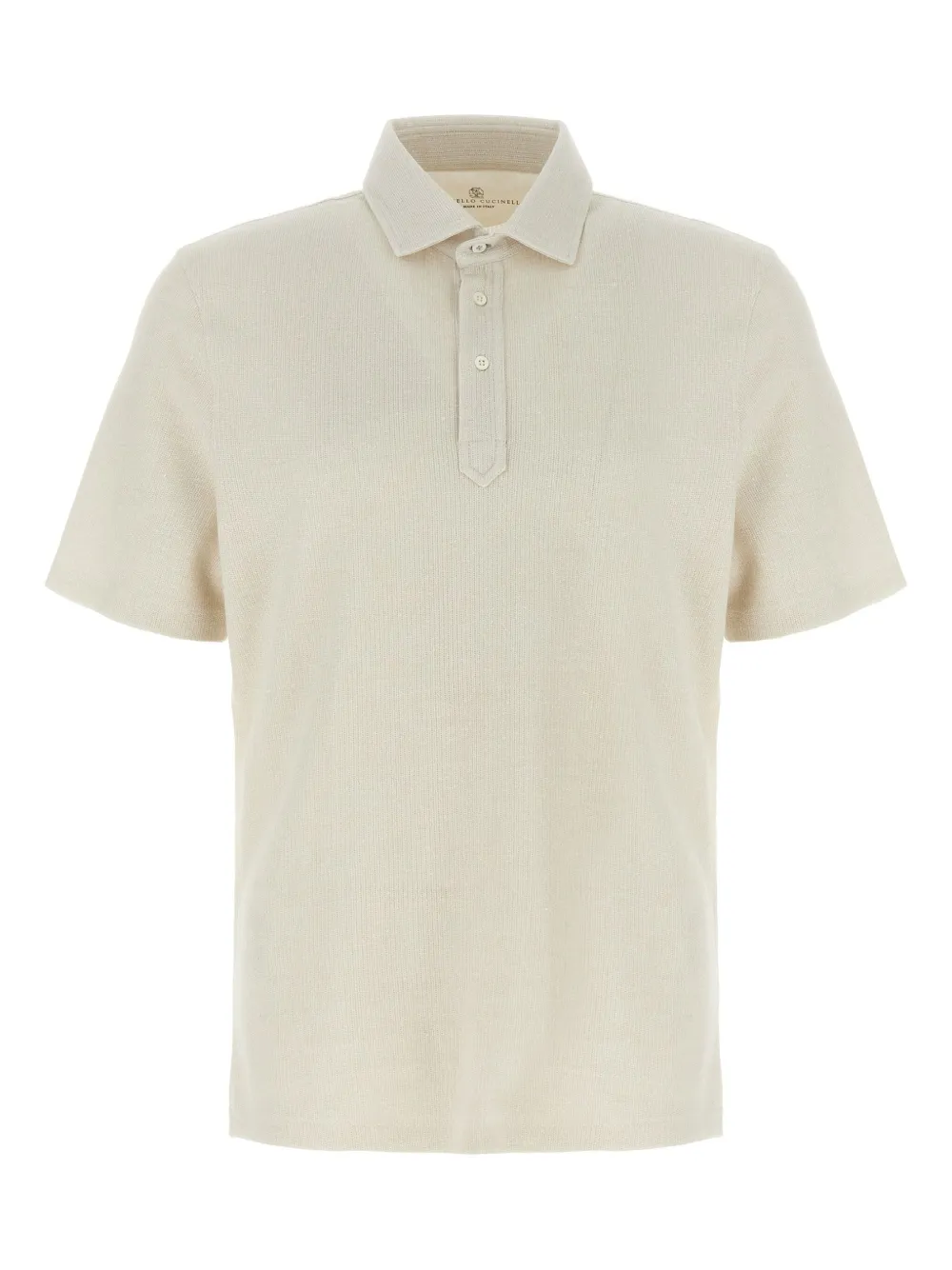 Brunello Cucinelli polo à manches courtes | blanc | Image 1