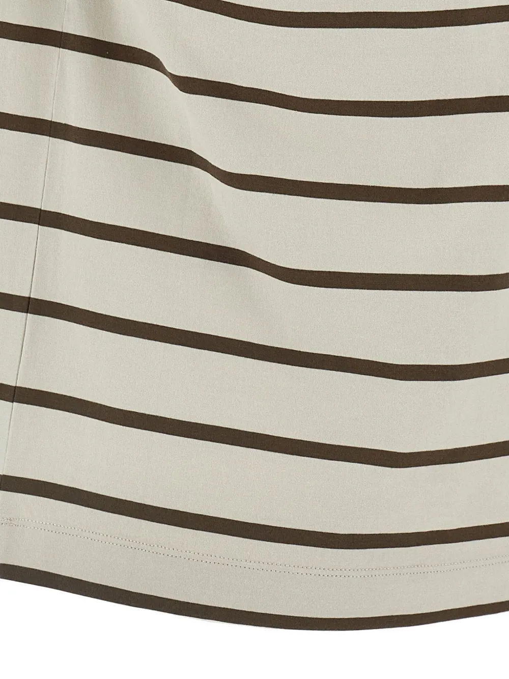 Brunello Cucinelli Gestreept T-shirt Beige