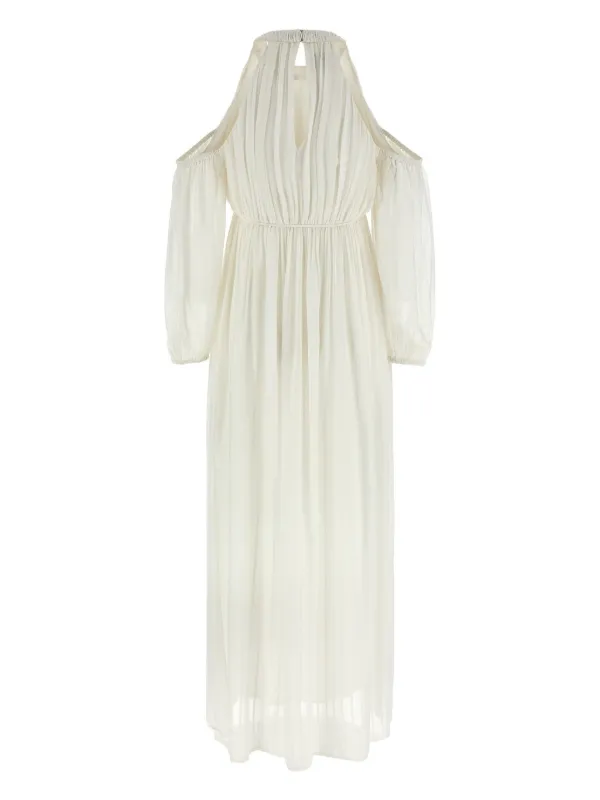 パーティードレス PINKO 105019A2I9 Dresses White Mini shirt dress with pockets PINKO → Shop Online