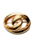 Christian Dior Pre-Owned 1990-2010 gold-plated brooch