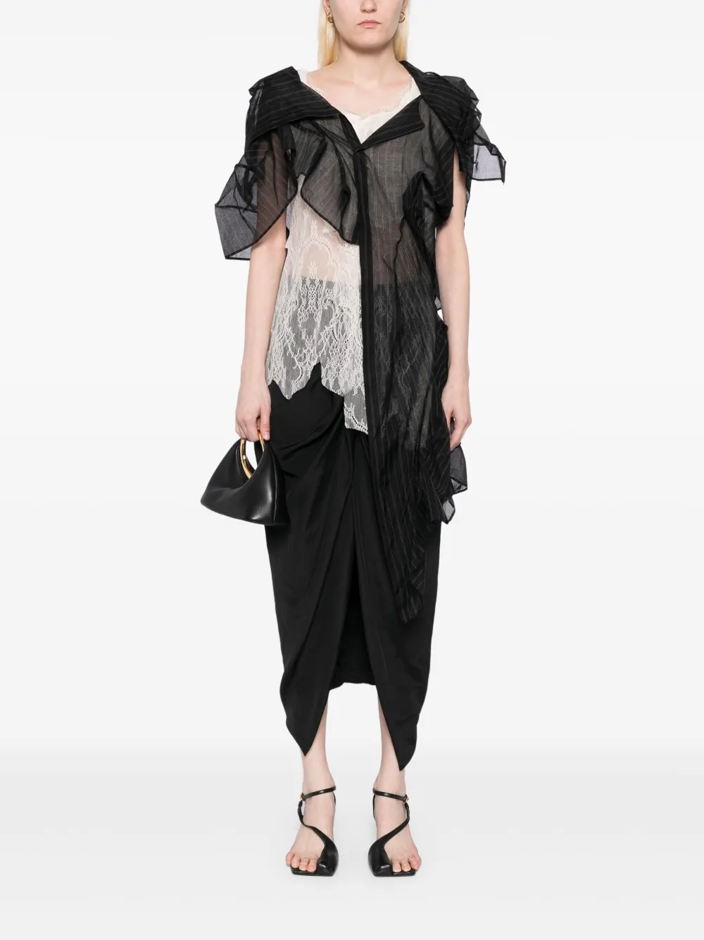 Yohji Yamamoto top asimétrico | Playeras y jerséis | Image 2