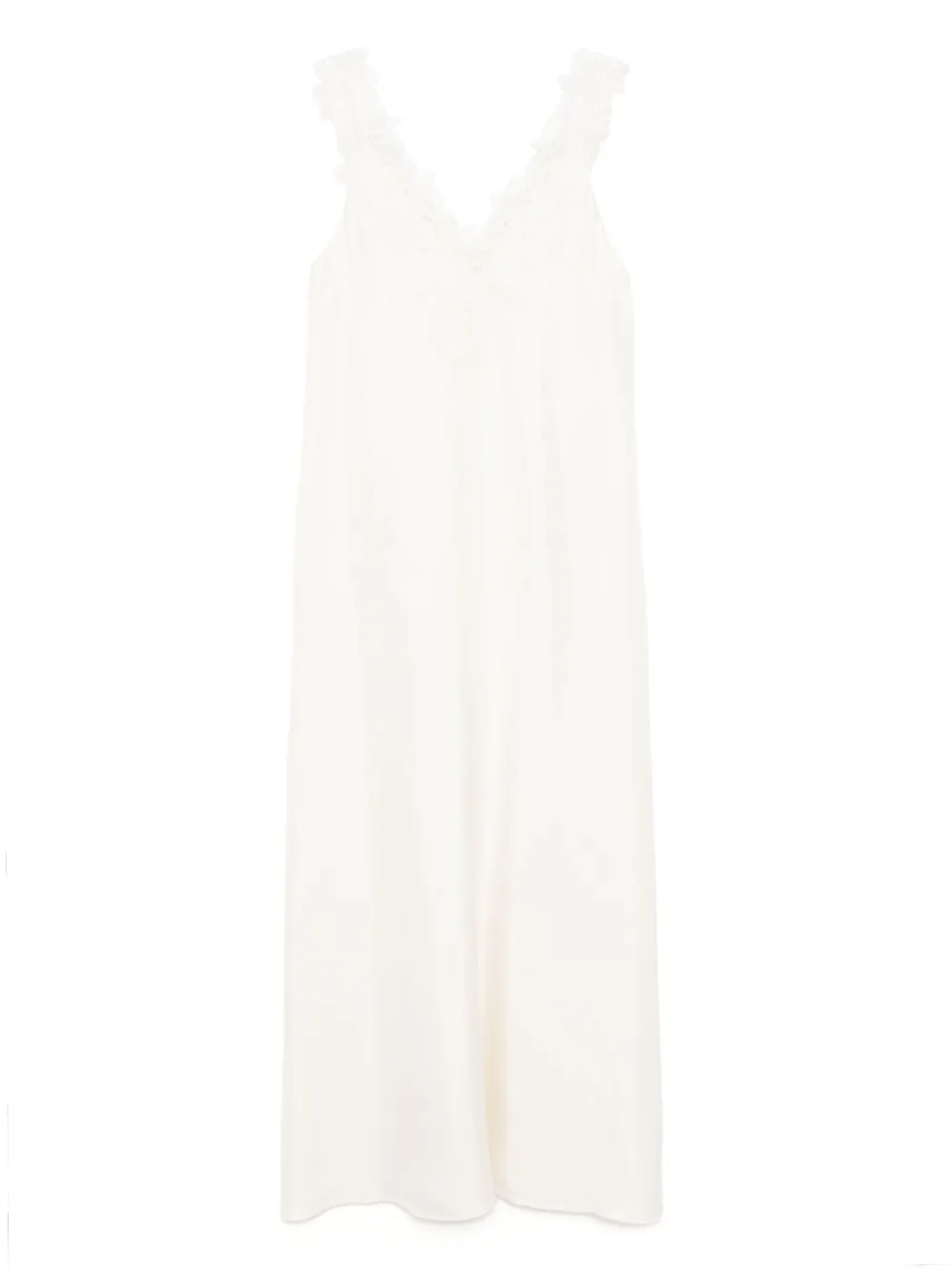 Róhe vestido de seda con encaje | neutro | Image 1