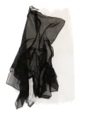 Yohji Yamamoto lace skirt - Neutrals