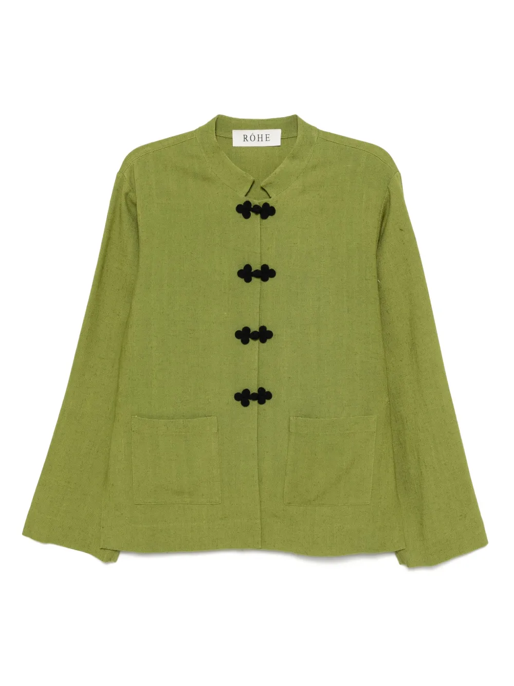 Róhe Mandarin jacket | Green | Image 1