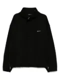 SONGZIO youth aquarelle cocoon high-neck sweatshirt - Black