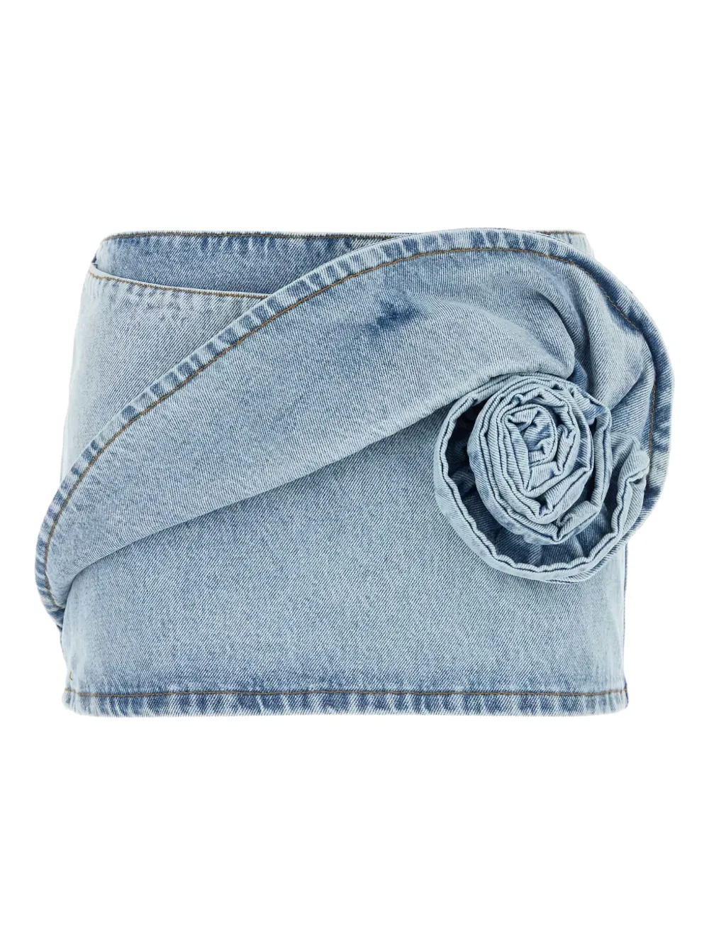 Denim mini skirt