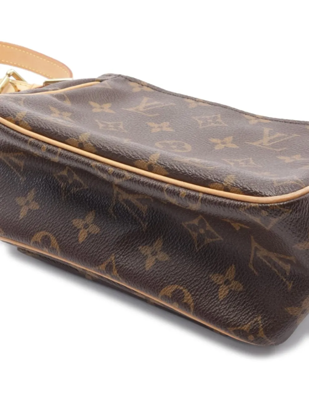 Pre-owned Louis Vuitton 2005 Viva Cite Pm Shoulder Bag In 褐色