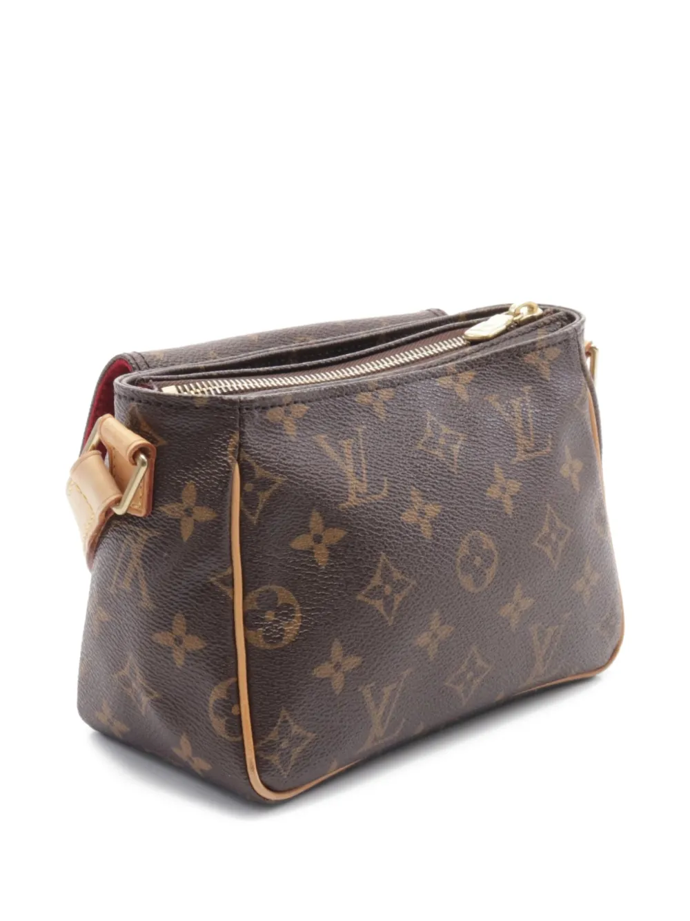 Pre-owned Louis Vuitton 2005 Viva Cite Pm Shoulder Bag In 褐色