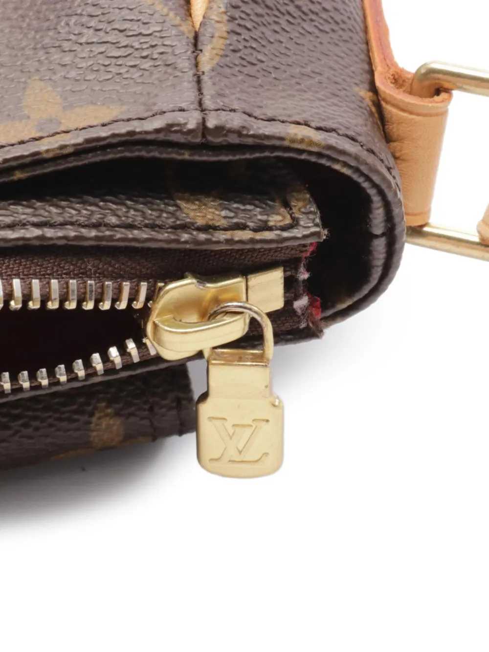 Pre-owned Louis Vuitton 2005 Viva Cite Pm Shoulder Bag In 褐色