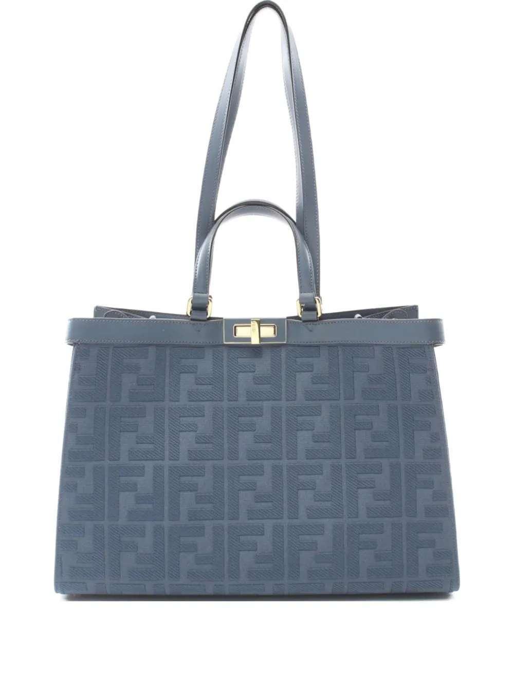 Fendi Pre-Owned 2020s ピーカブー ハンドバッグ M - ブルー Fendi Pre-Owned 2020s ピーカブー ハンドバッグ M - ブルー