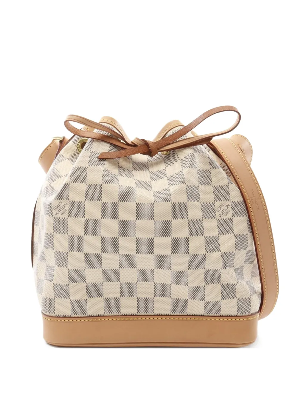 Louis Vuitton Pre-Owned 2012 ノエ BB バケットバッグ - ホワイト Louis Vuitton Pre-Owned 2012 ノエ BB バケットバッグ - ホワイト