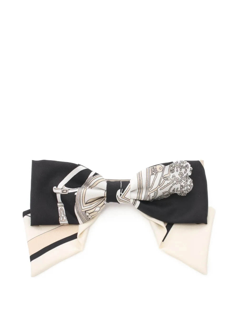 Hermès Pre-Owned 2020s Grenelle Ex-Libris ヘアクリップ - ブラック Hermès Pre-Owned 2020s Grenelle Ex-Libris ヘアクリップ - ブラック