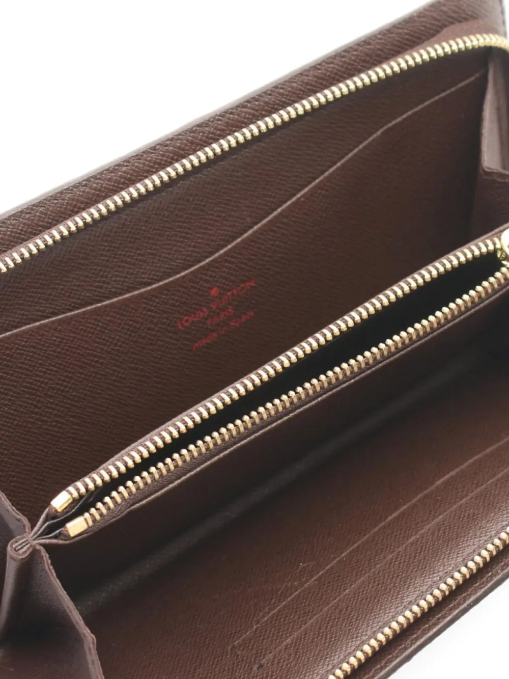 Pre-owned Louis Vuitton 2003 Zip-fastening Wallet In Brown