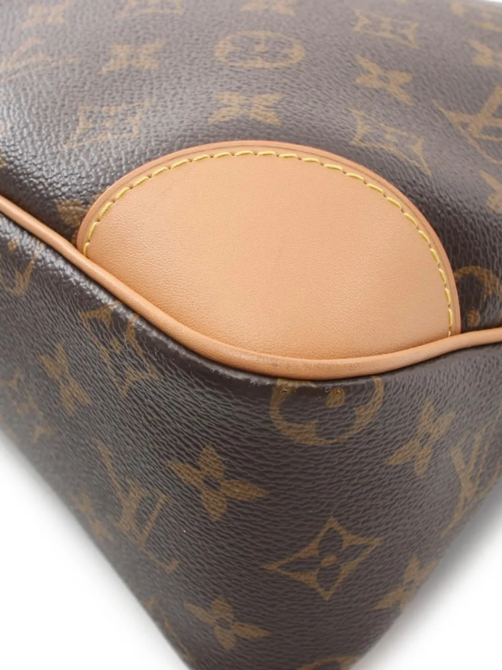 Pre-owned Louis Vuitton 2021 Odeon Mm Monogram Shoulder Bag In Brown